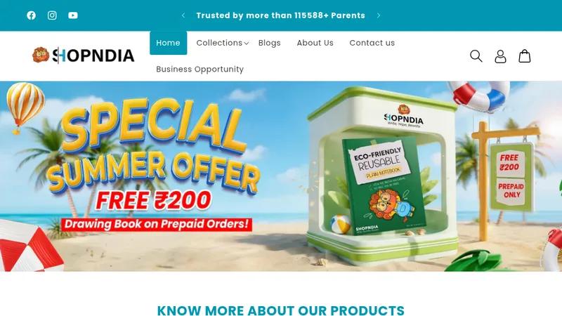 ShopNdia – Kids’ Reusable Books Store
