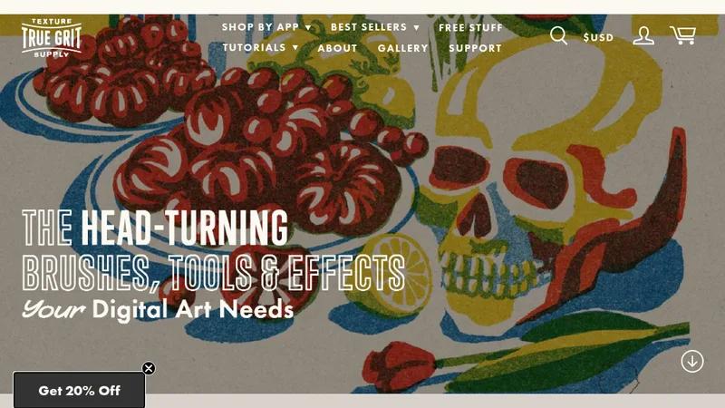 True Grit Website Development on Shopify