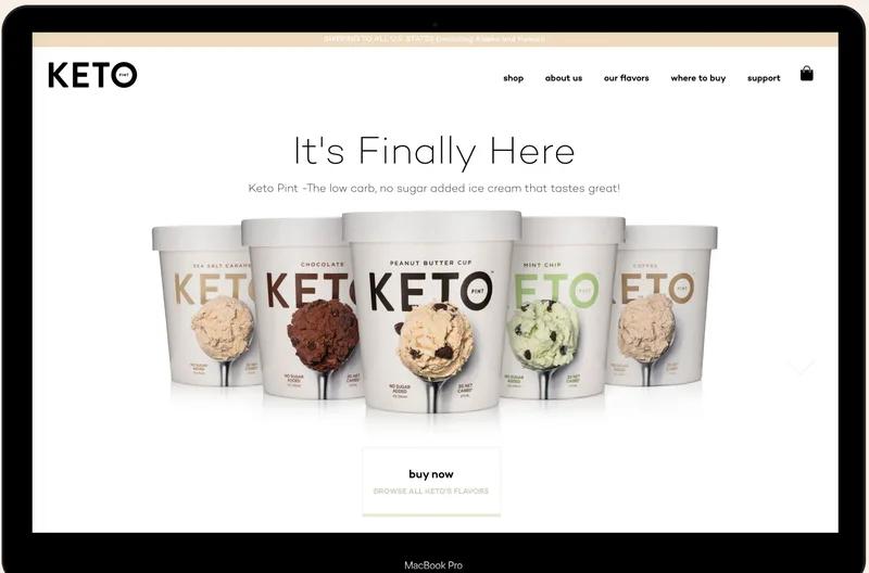 Keto Pint Ice Cream
