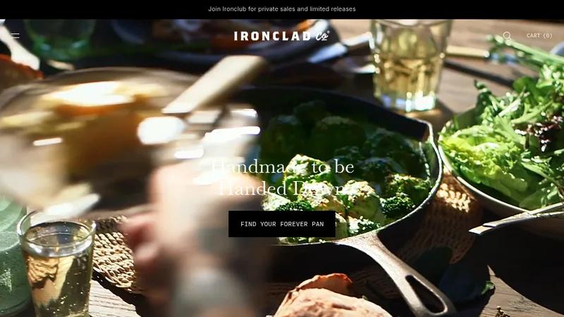 Ironclad Pan Co. | Cast Iron Cookware