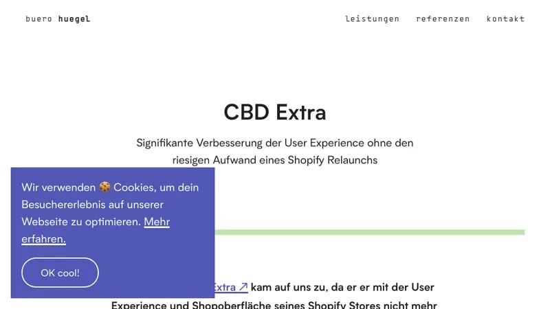 CBD Extra: UI & UX Facelift