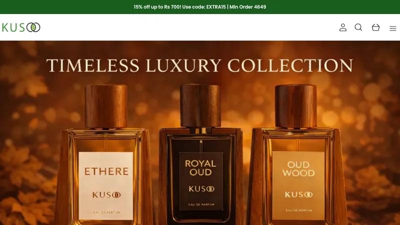 Kusoo Organics – Brand Storytelling & Complete UI/UX Refresh