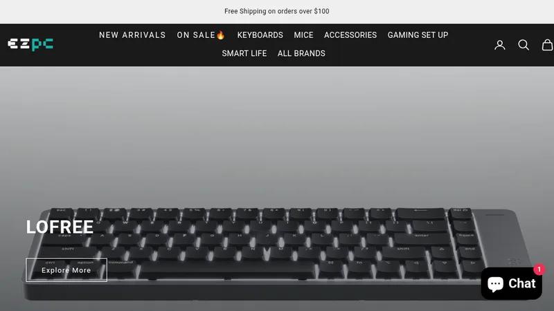 Website Design digital marketing for a 3C Electronics Brand eshop