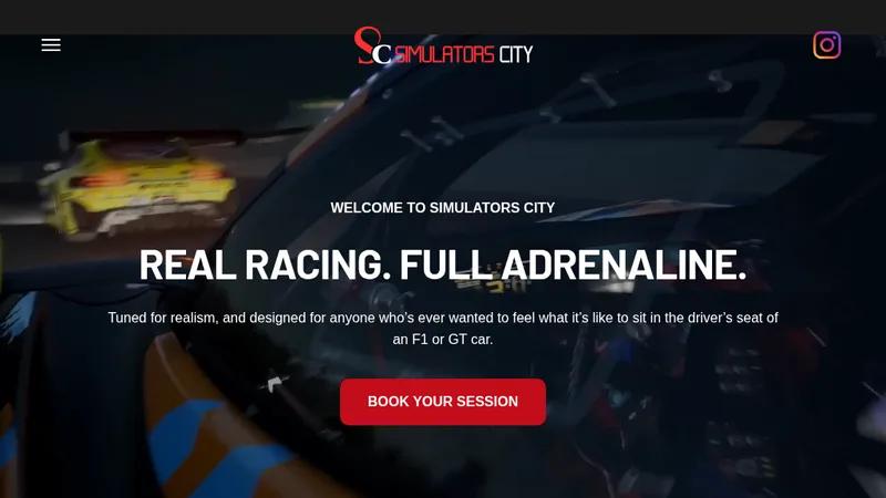 Simulator City Website Development