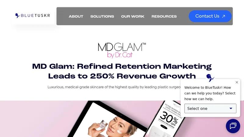 MD Glam: Refined Retention Marketing Leads to 250% Revenue Growth