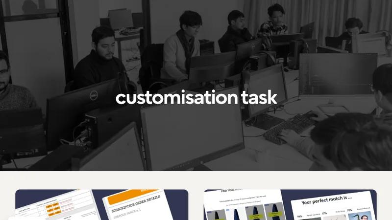 Various Customization Task