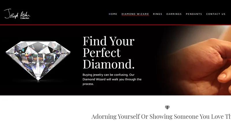 Joseph Asher Jewelry - Custom Product-buying Quiz and Wizard
