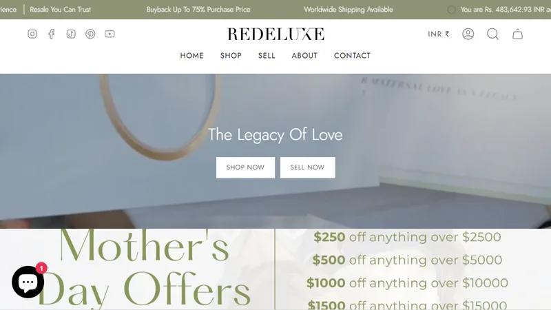 Redeluxe - SHOPIFY PLUS | WooCommerce to Shopify Migration