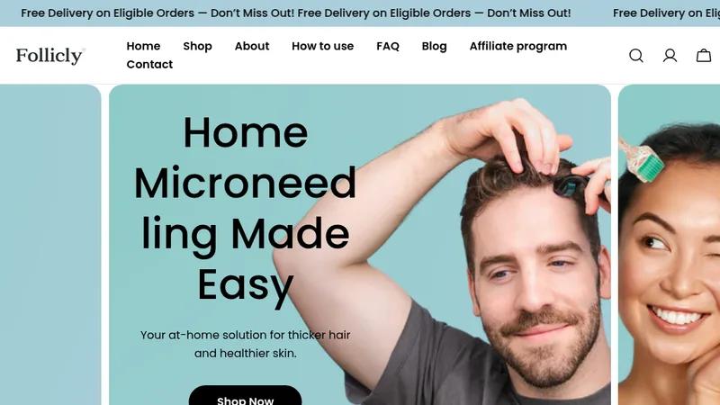 Follicly – New Store Build & SEO