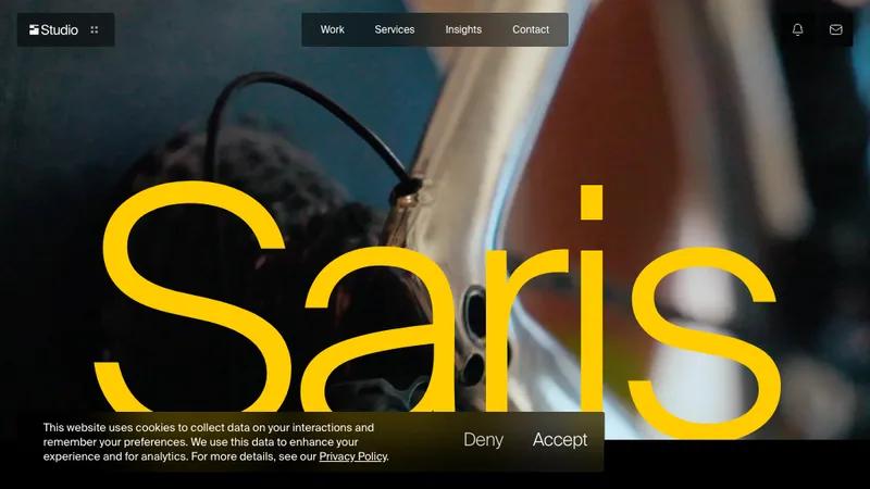 Saris: Creating an intuitive self-service online B2B experience