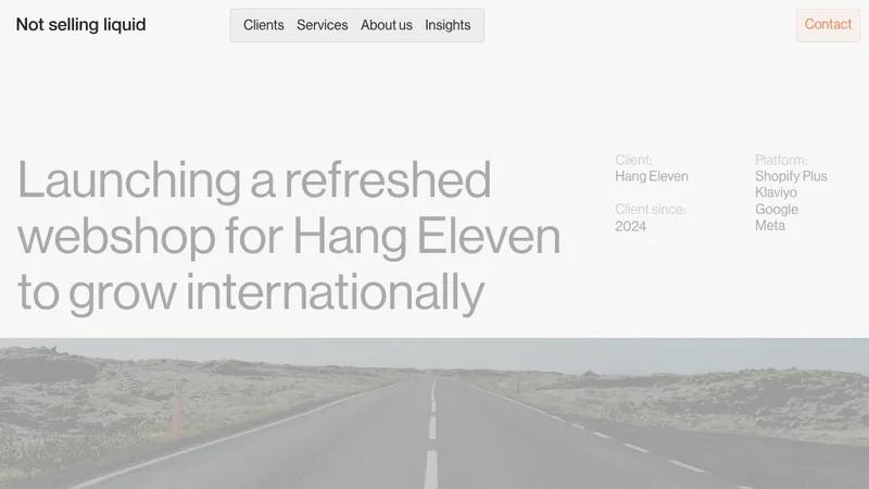 Hang Eleven: Shopify Plus