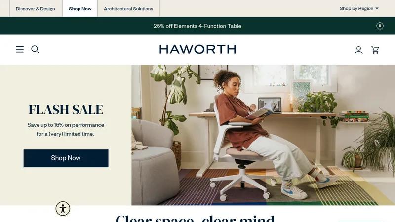 Haworth Shopify Store Design