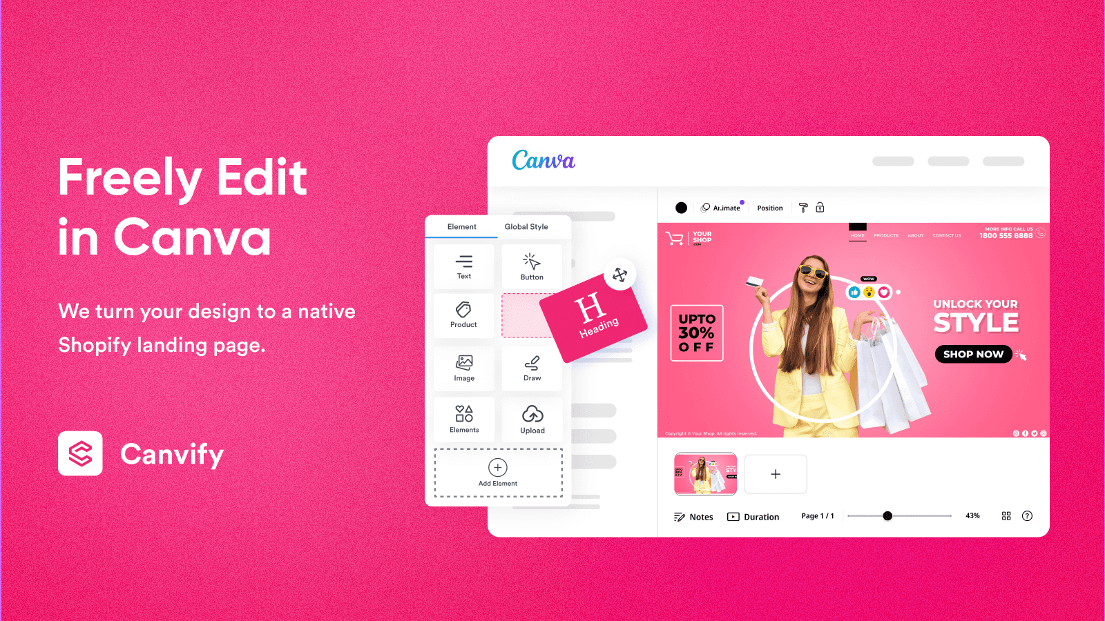 Canva AI Page Builder: Canvify screenshot 2