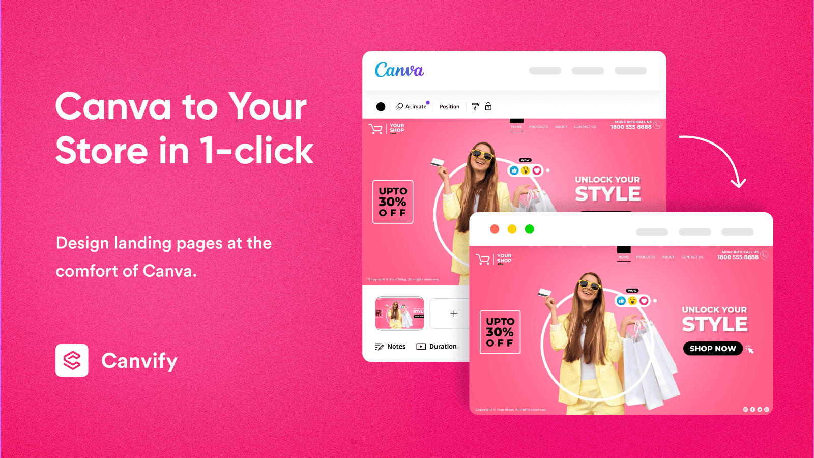 Canva AI Page Builder: Canvify screenshot 1
