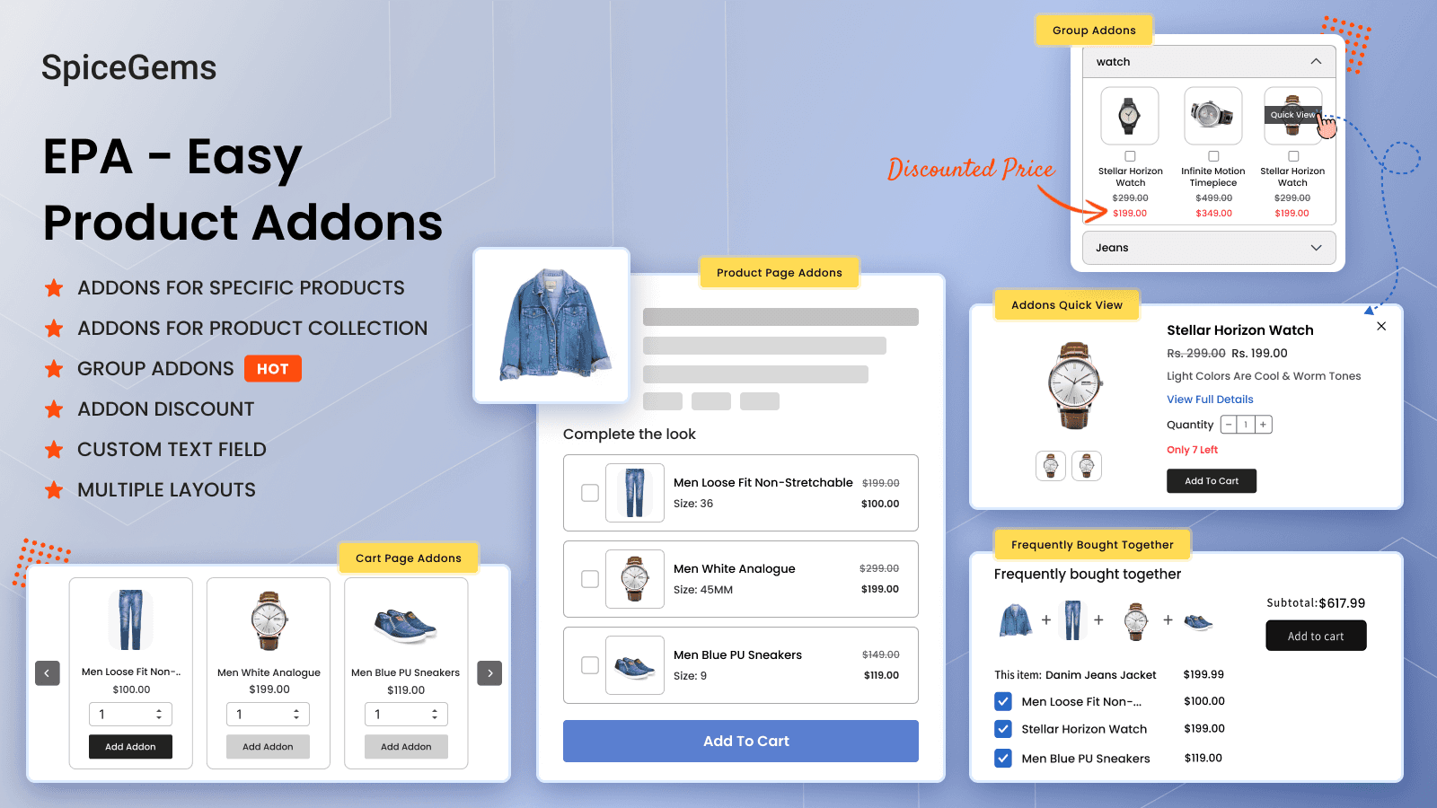 EPA‑ Easy Product Addons screenshot 1