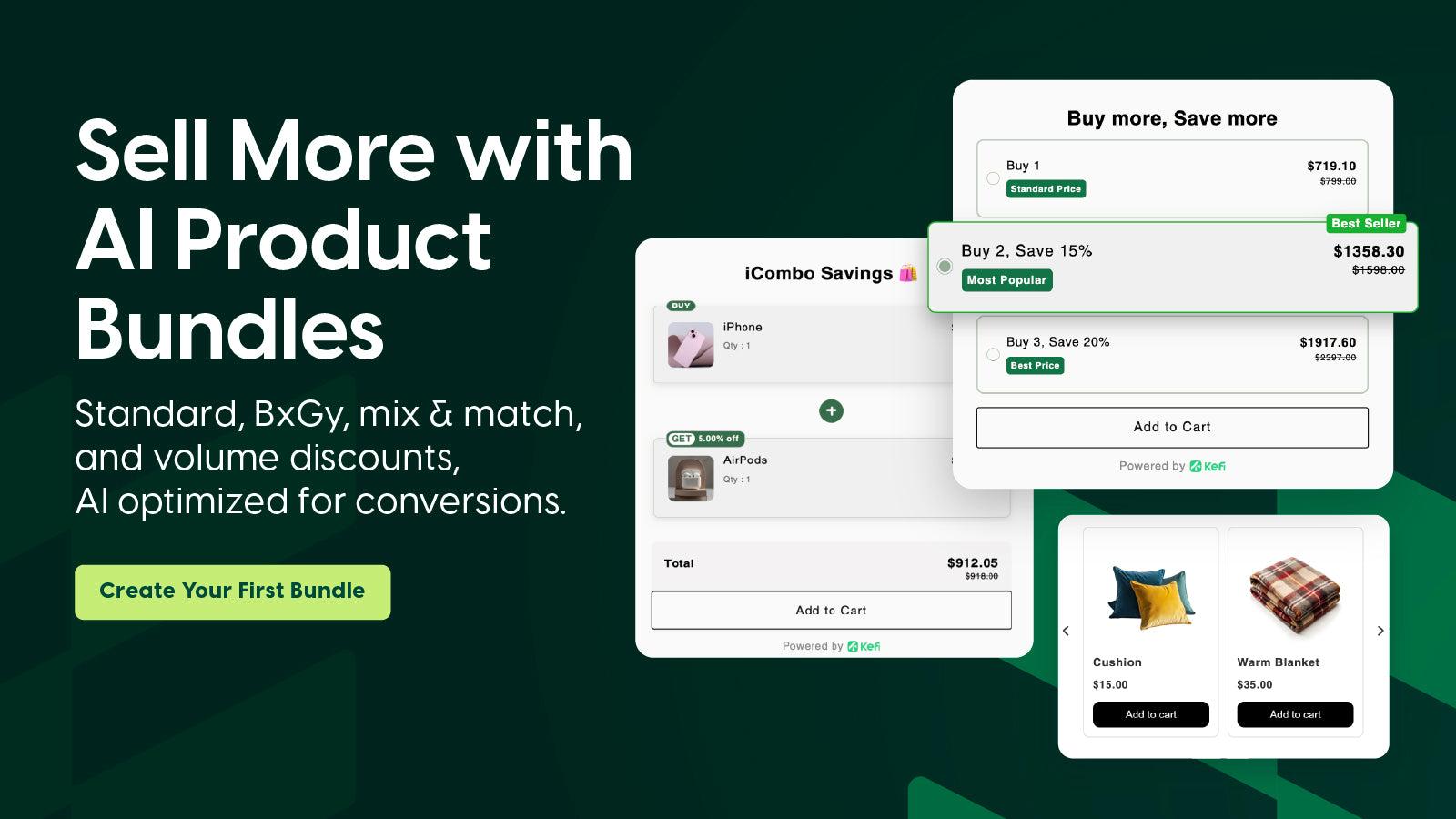 Kefi Product Bundle Builder screenshot 2