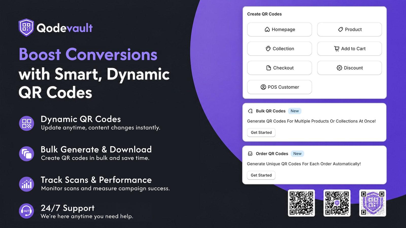 QR Code Generator by QodeVault screenshot 1