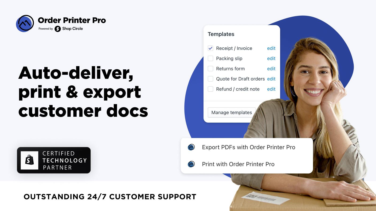 Order Printer Pro: PDF Invoice screenshot 1