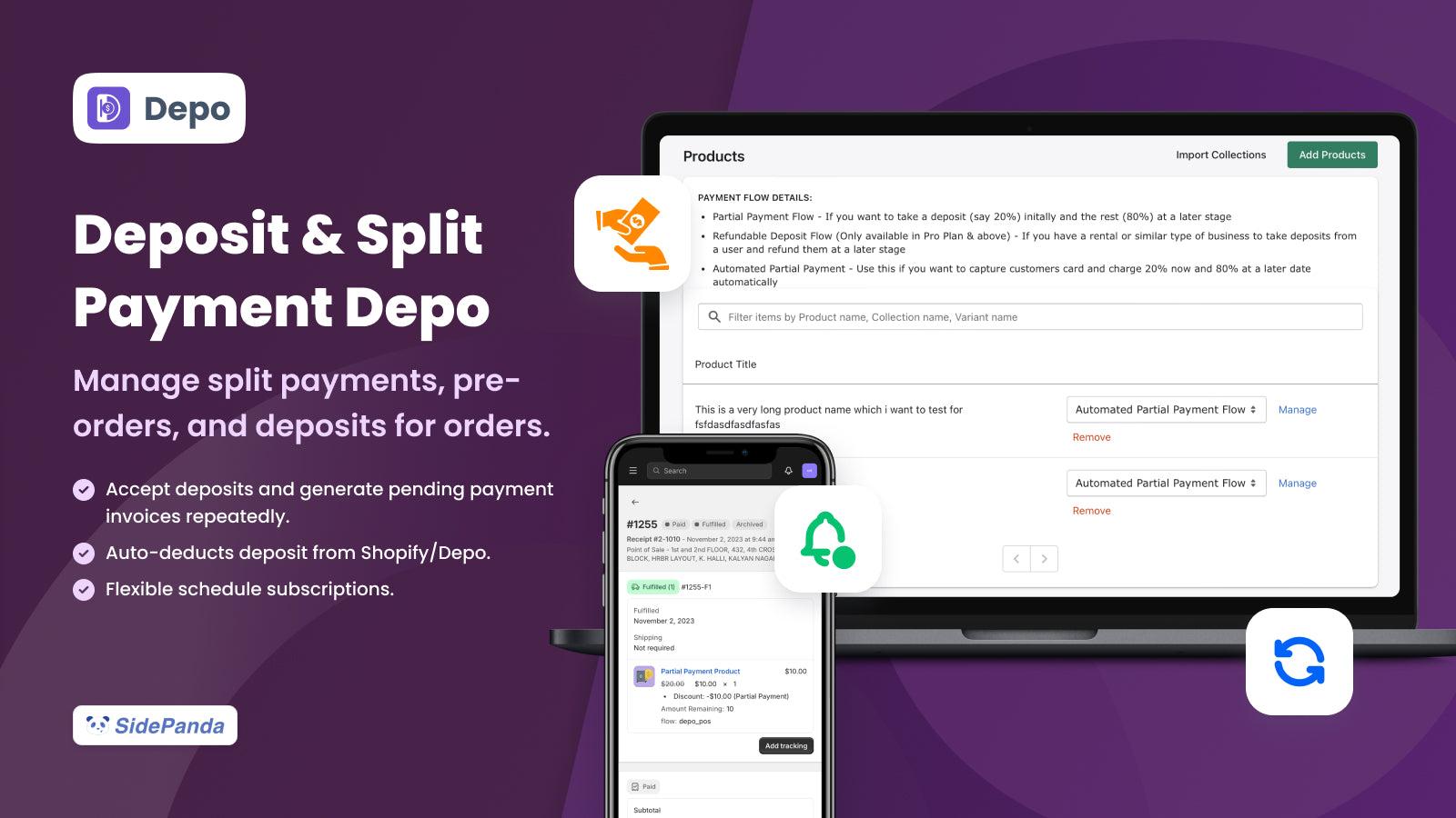 Deposit & Partial Payment Depo screenshot 1