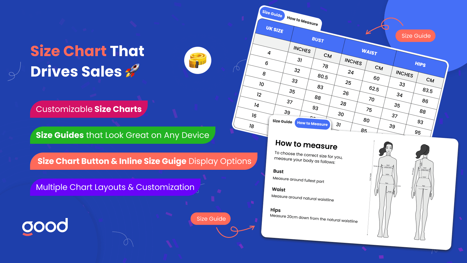 GA: Size Chart & Size Guide screenshot 1