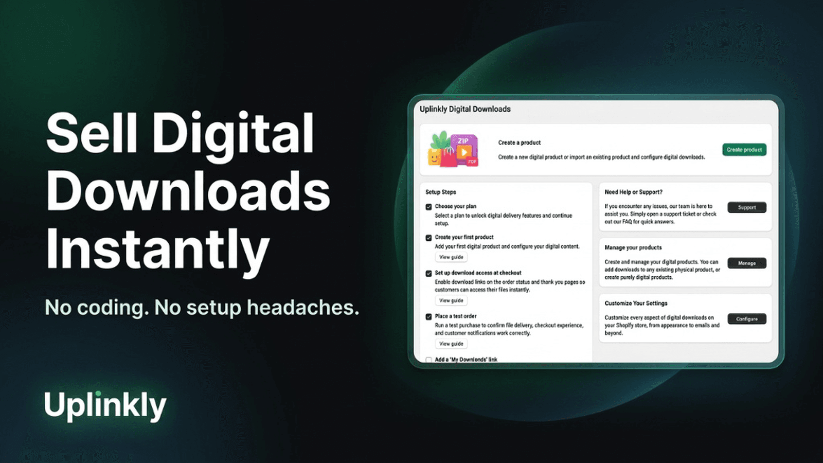 Uplinkly Digital Downloads screenshot 1