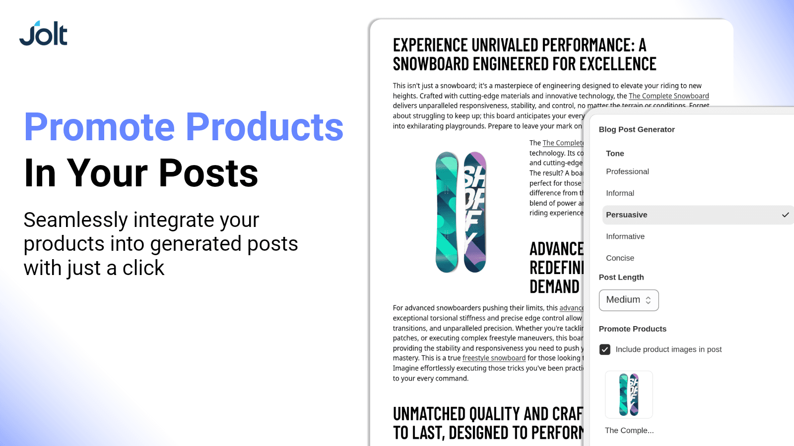 Jolt: AI SEO Blog & Image screenshot 2