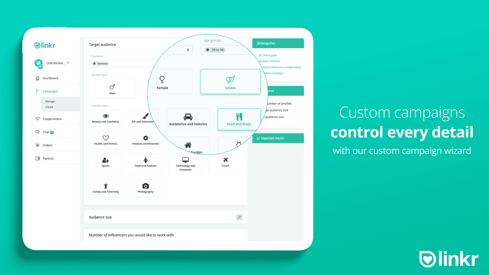 linkr ‑ Influencer Marketing screenshot 2