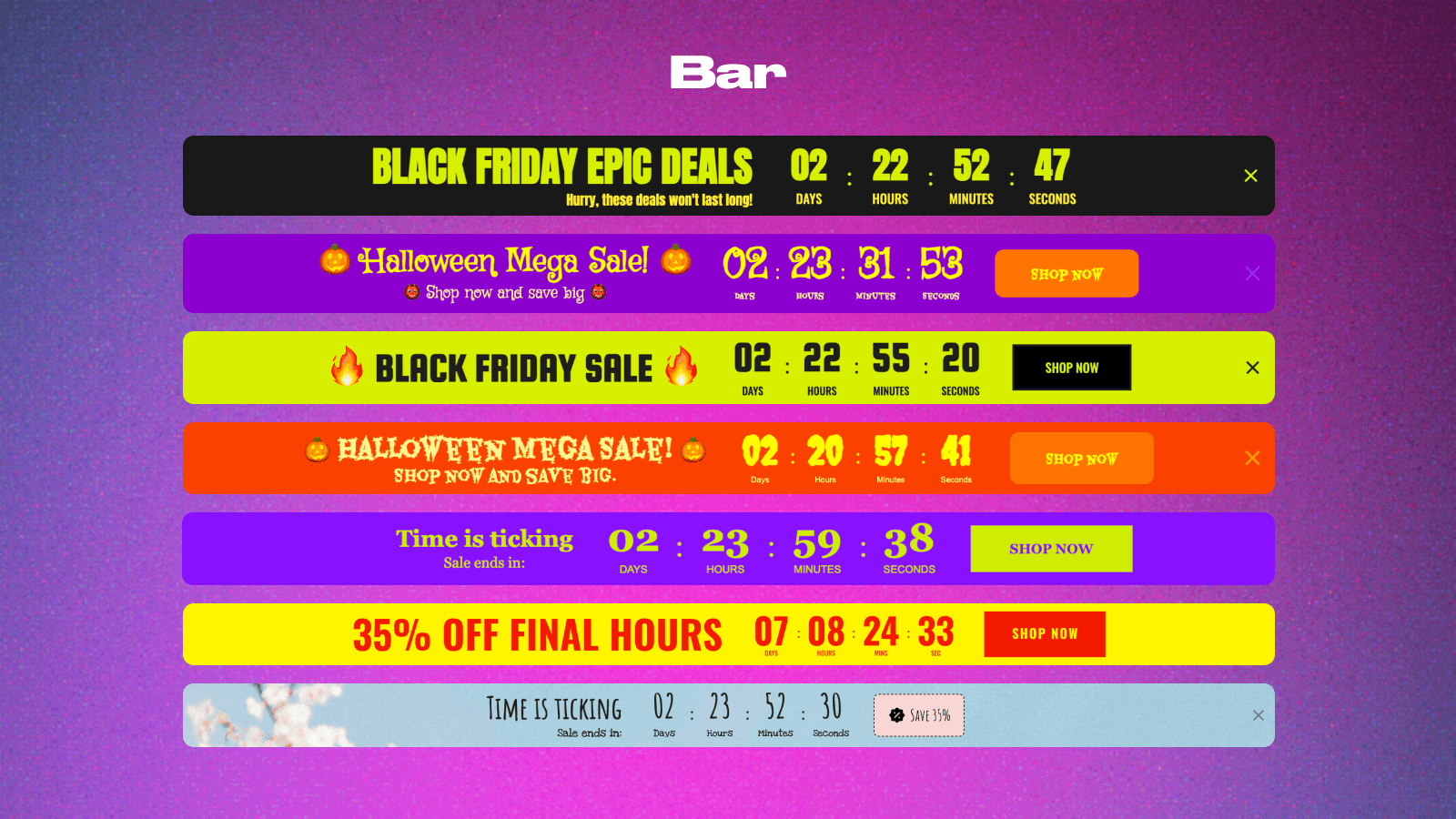 GSC Countdown Timer Bar screenshot 2