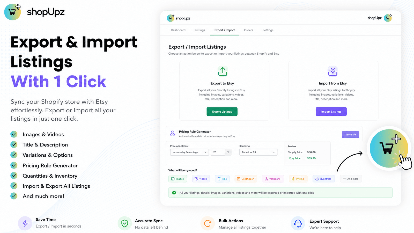 Etsy Integration by shopUpz screenshot 1