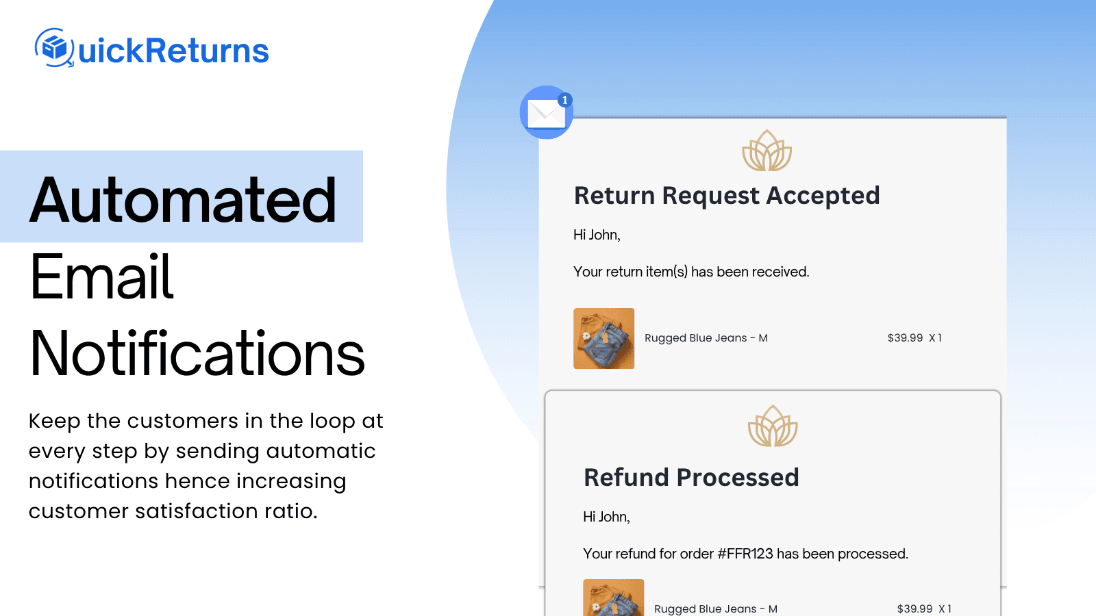 Quick Returns and Exchanges ↻↺ screenshot 2