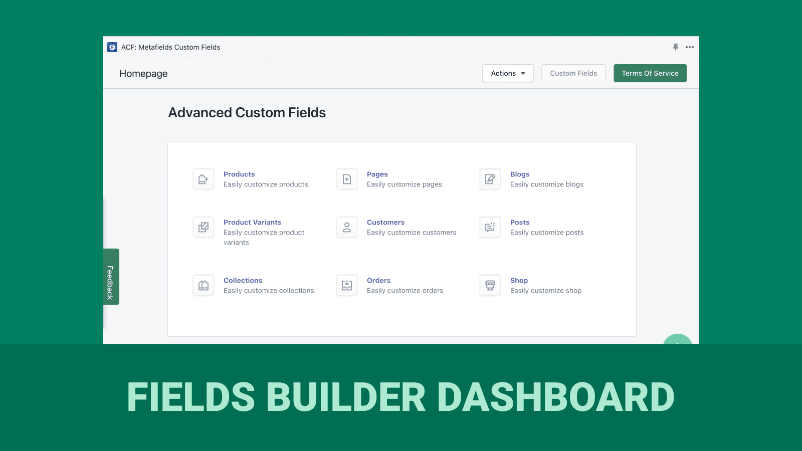 ACF: Metafields Custom Fields screenshot 2