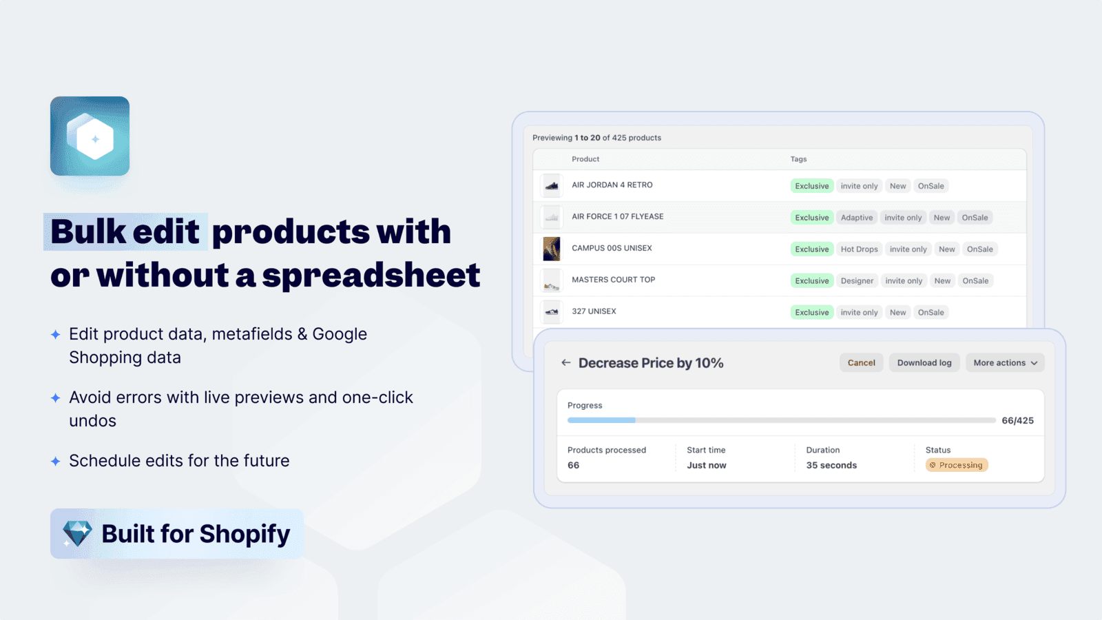 Ablestar Bulk Product Editor screenshot 1