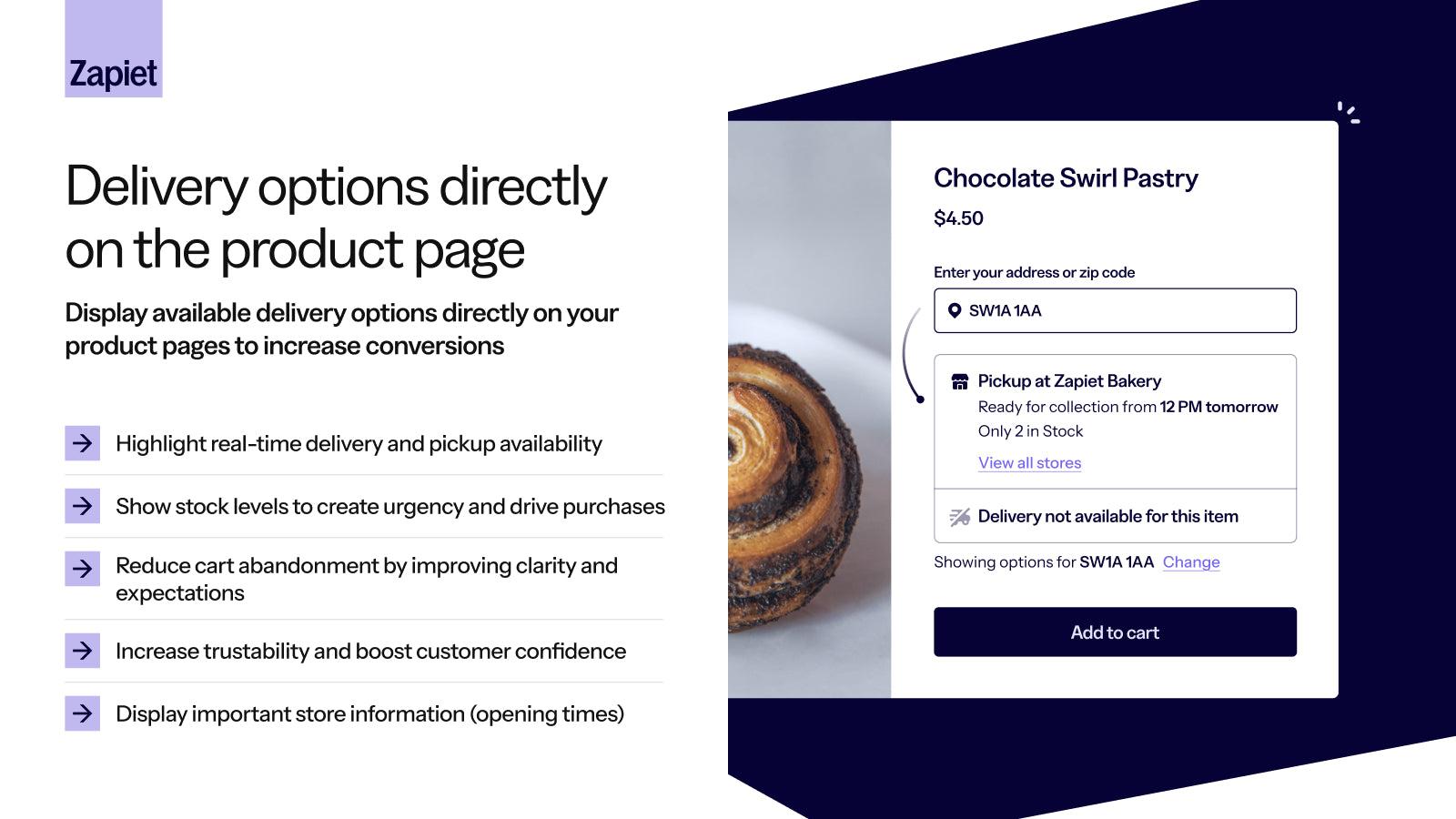 Zapiet ‑ Pickup + Delivery screenshot 1