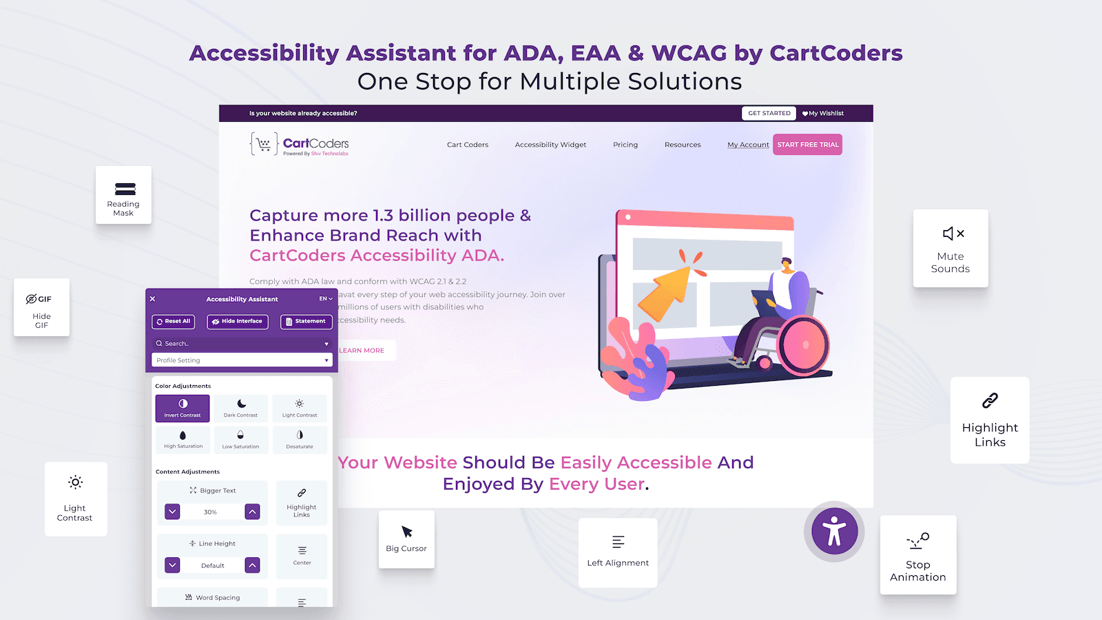 Accessibility Assistant : ADA screenshot 1