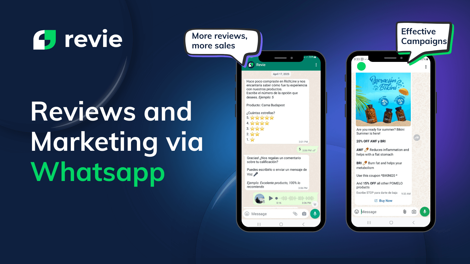 Revie: Reviews & Marketing screenshot 1