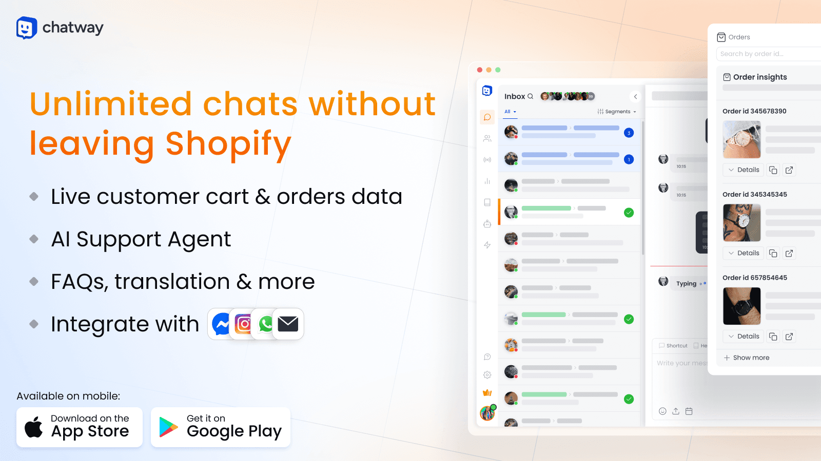 Chatway Live Chat & AI Chatbot screenshot 1