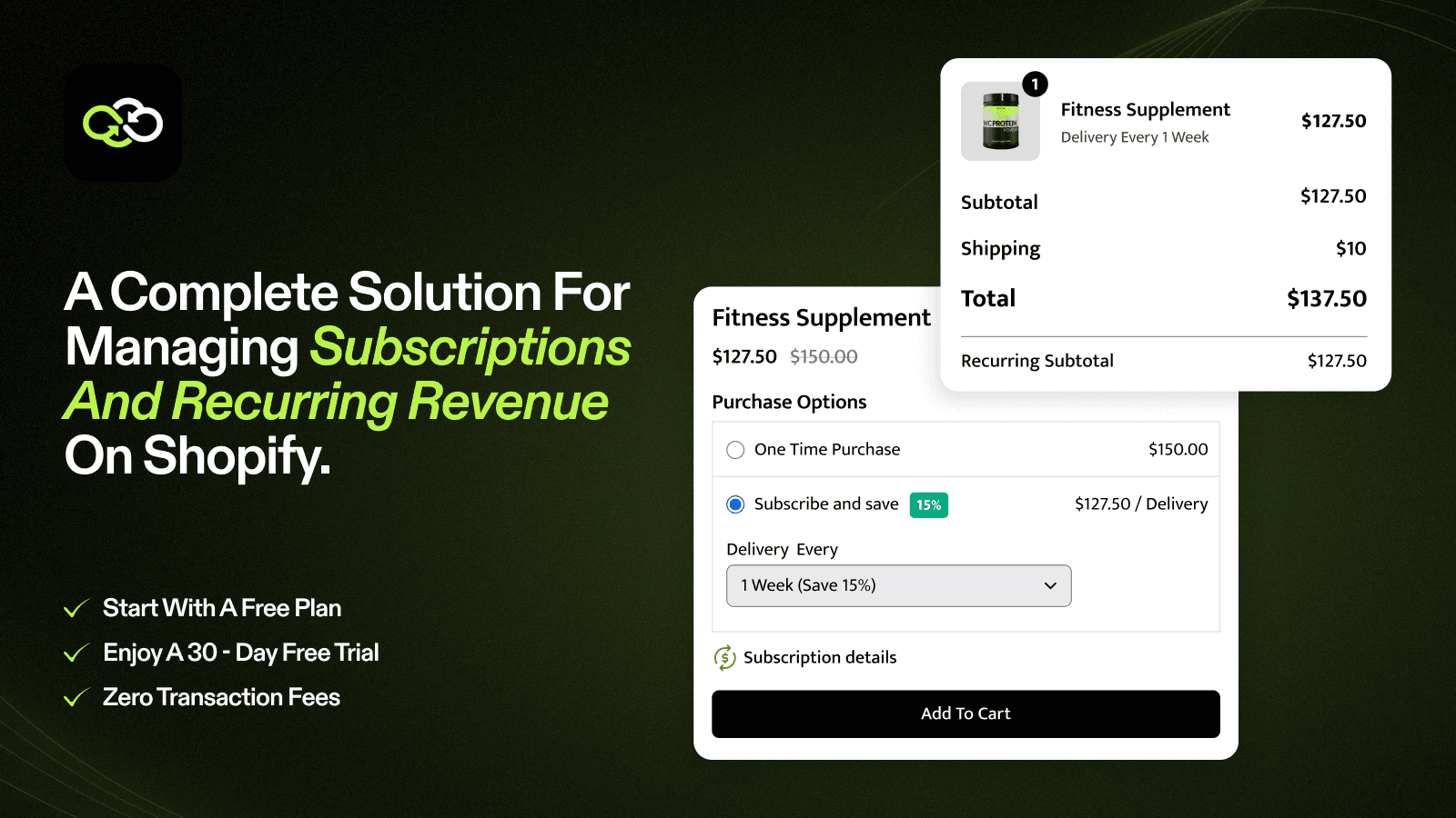 Utterbond Subscriptions App screenshot 1