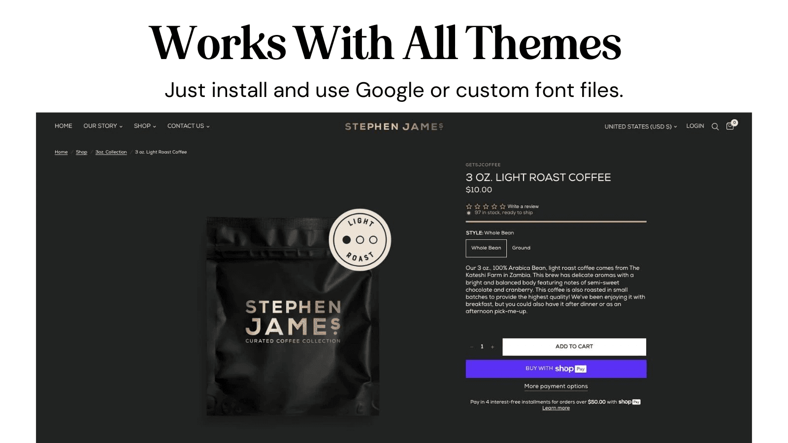 Fontio ‑ Google & Custom Fonts screenshot 2