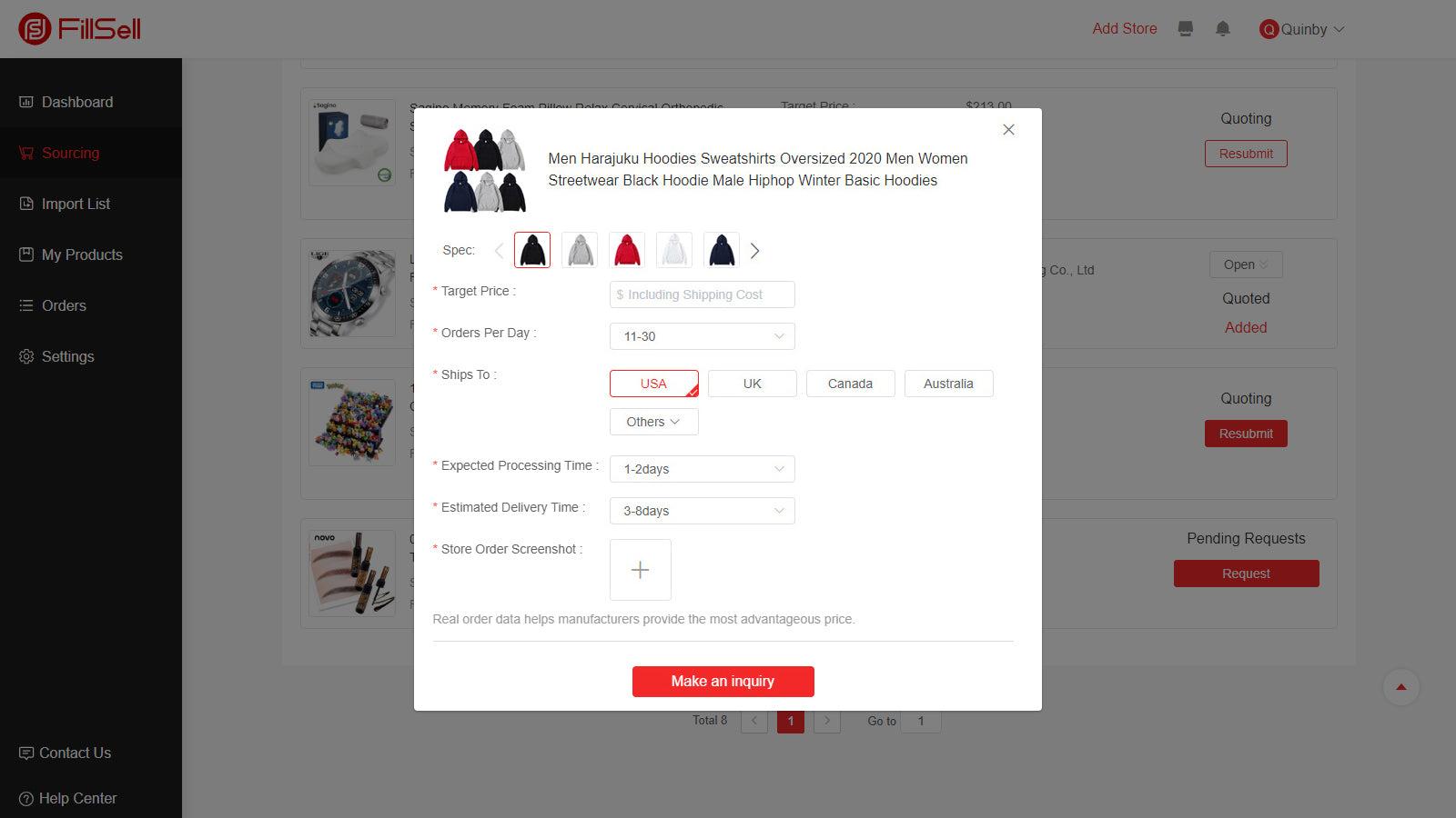FillSell‑Sourcing&Dropshipping screenshot 2