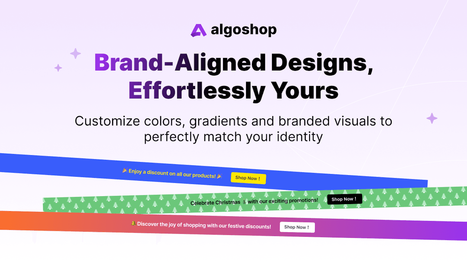 Algoshop Announcement Bar screenshot 1