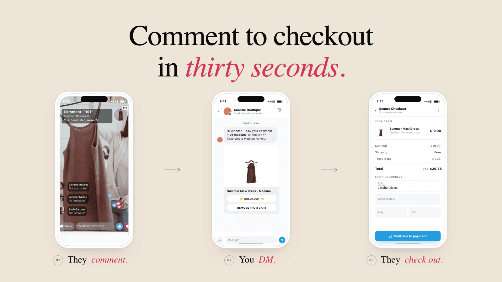 SoldLive: FB + IG Live Sales screenshot 1
