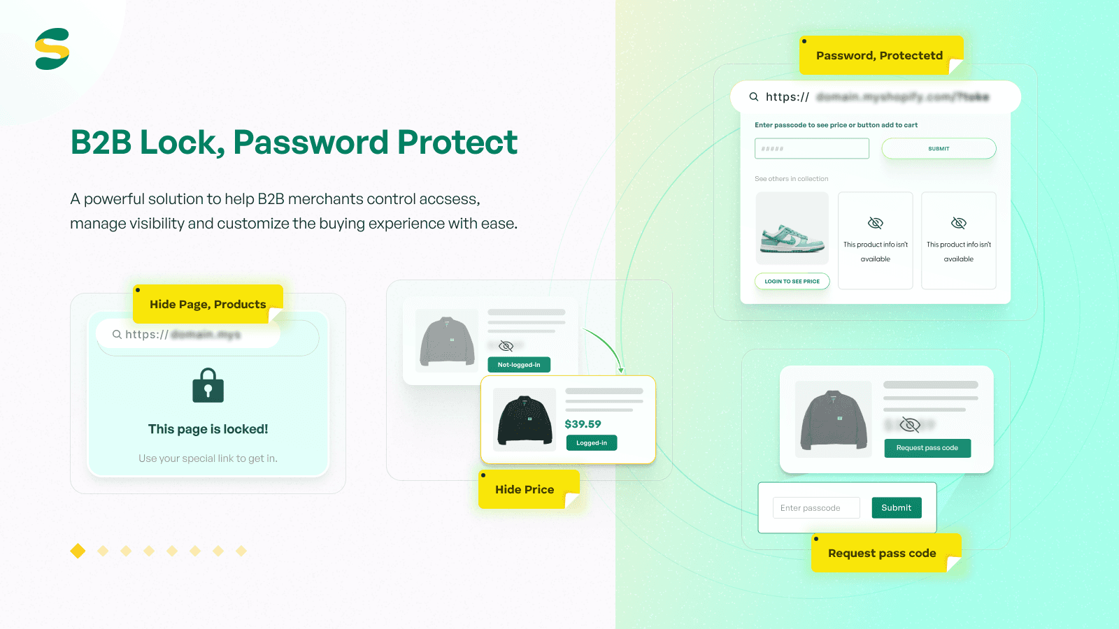 Sami B2B Lock,Password Protect screenshot 1