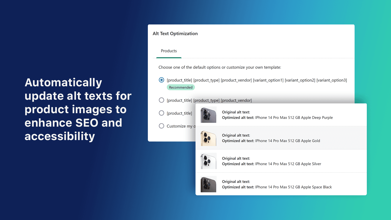 AltGenius: Alt Text Optimizer screenshot 1