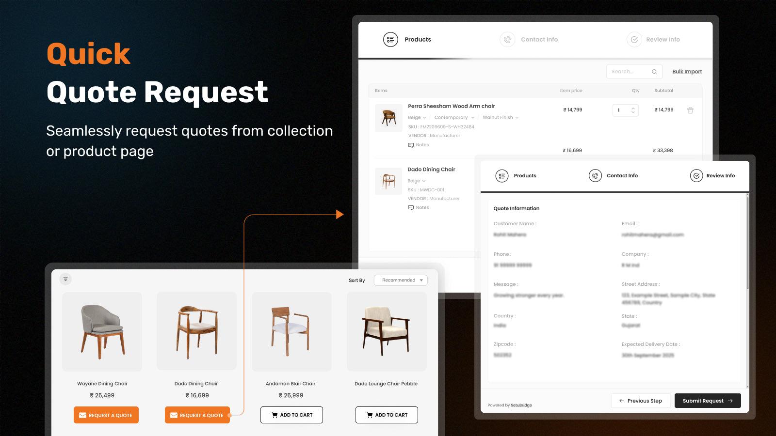 SB Request a Quote, Hide Price screenshot 2