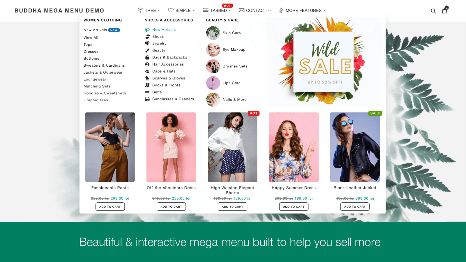 Buddha Mega Menu & Navigation screenshot 1