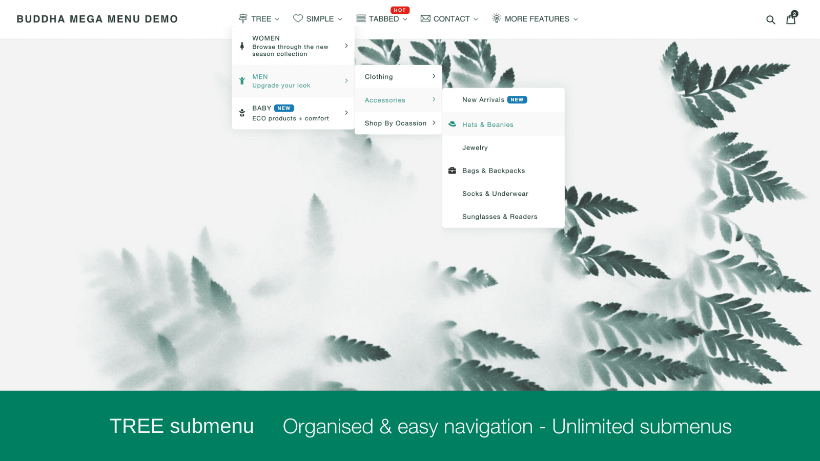 Buddha Mega Menu & Navigation screenshot 2