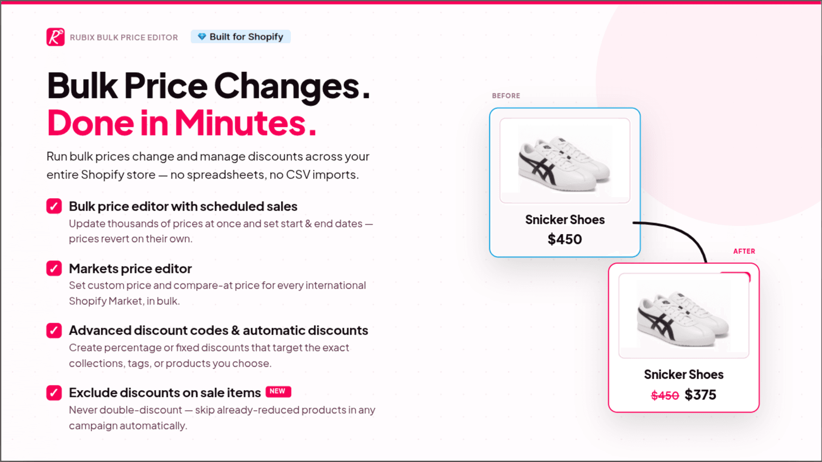 RUBIX Bulk Price Editor screenshot 1