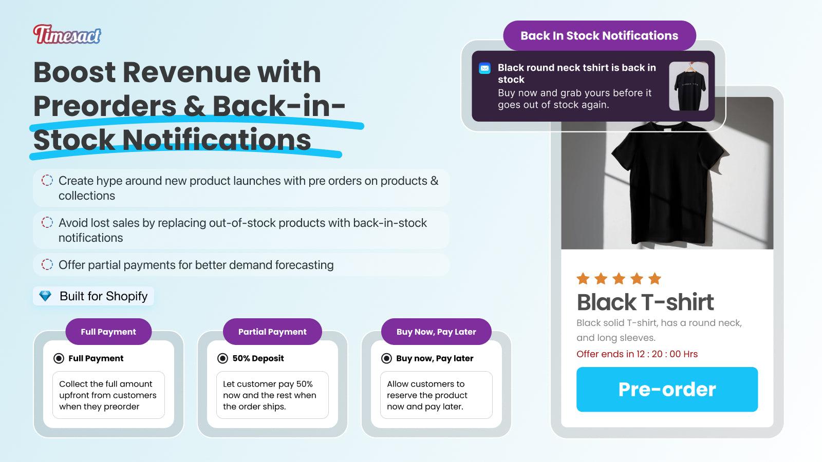 Preorder Now Presale Timesact screenshot 1