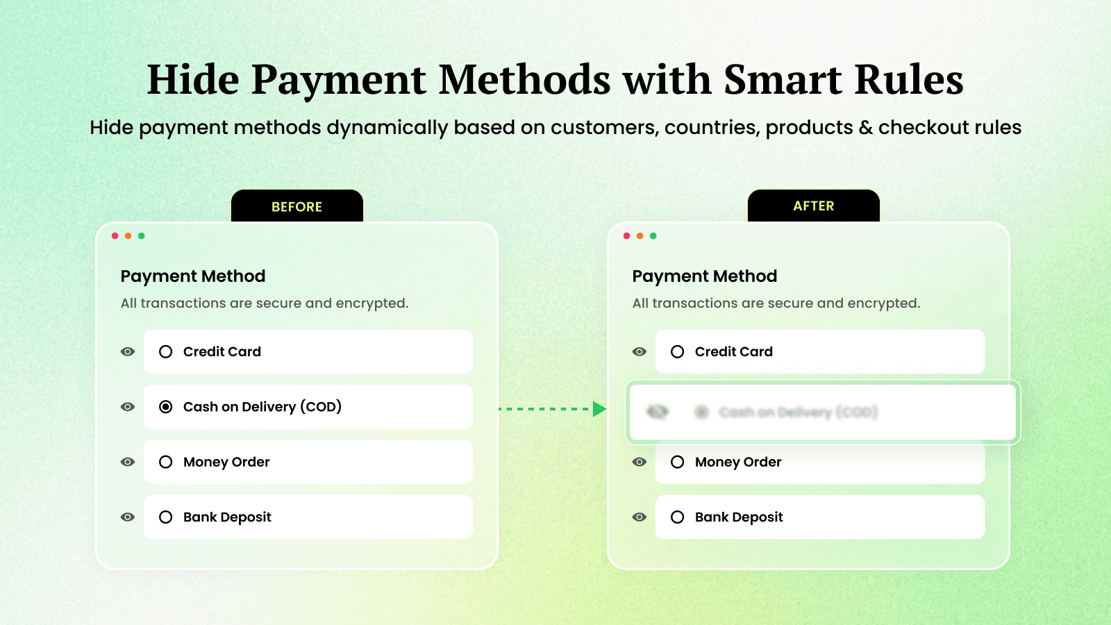 Payfy: Hide Payment Rules screenshot 2
