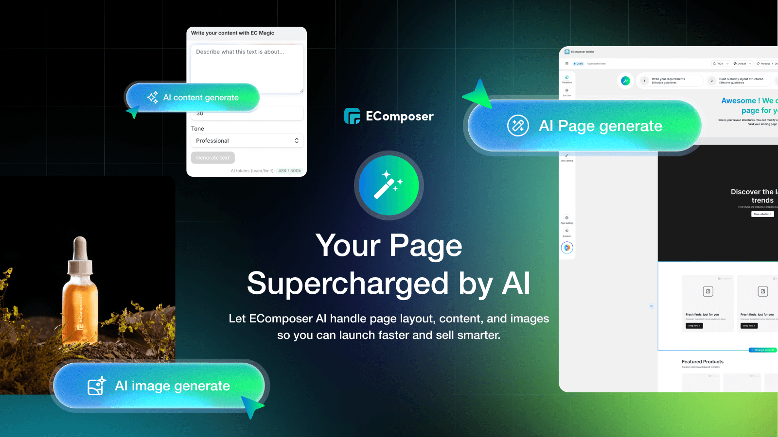 EComposer Landing Page Builder screenshot 2